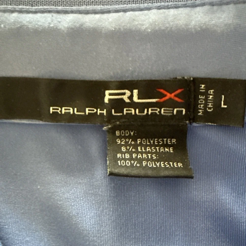 Ralph Lauren Polo Golf Toscana Logo Periwinkle‎ Sz L Men's Shirt
